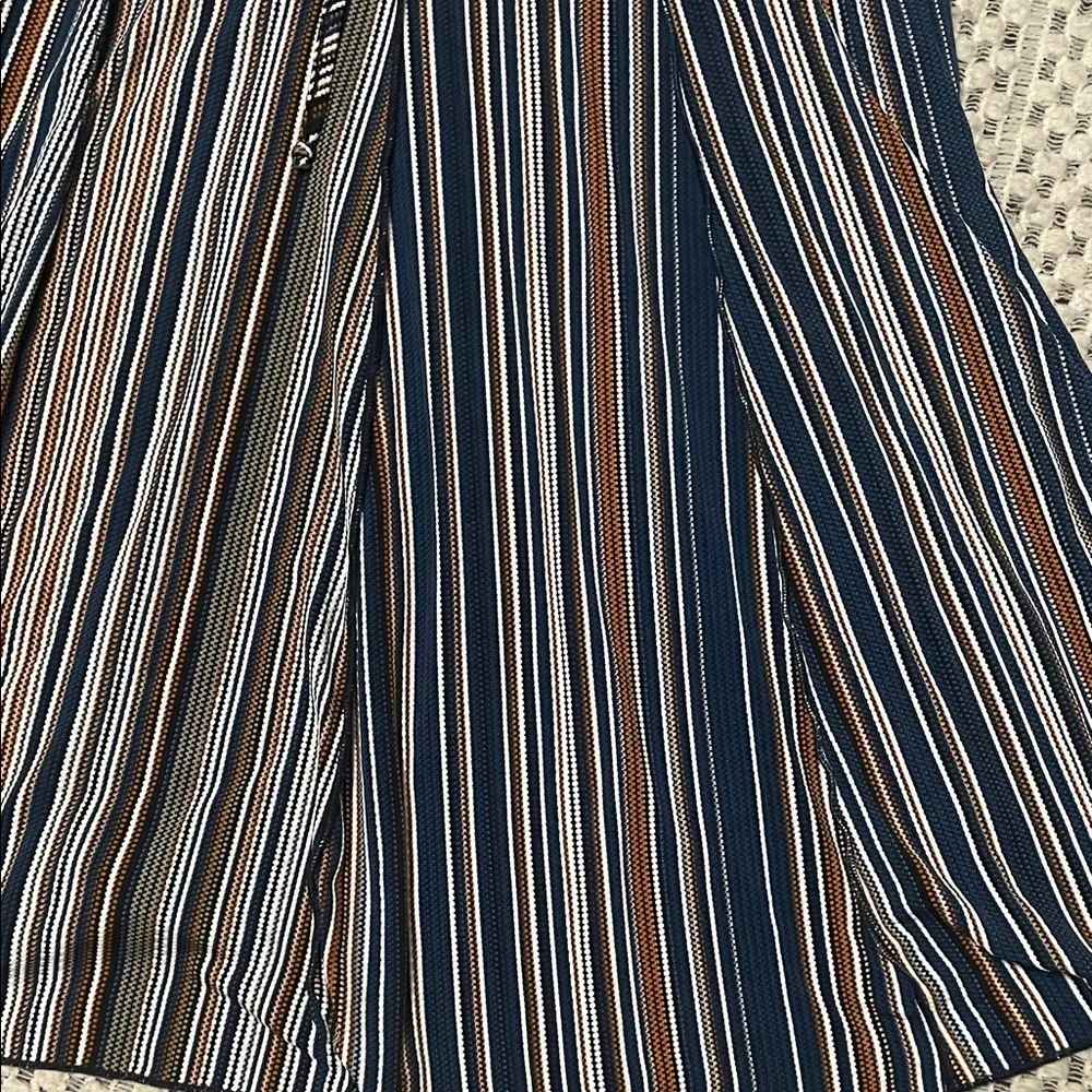 Sami & Jo Boho Striped Dress XL, Bell Sleeve Swing Dress, Festival Cottagecore - Picture 5 of 5